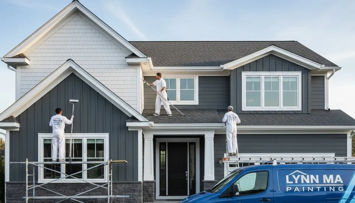Professional house painting services in Reading MA by expert local painters